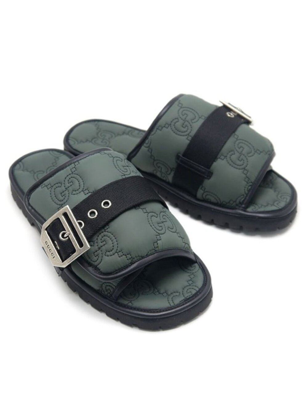 Gucci GG Quilted Sandals - Picture 1 of 10